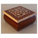 BR2 - Two Inlaid Wooded Trinket Boxes by Reuse and More