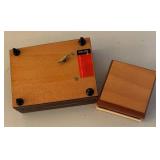 BR2 - Two Inlaid Wooded Trinket Boxes by Reuse and More