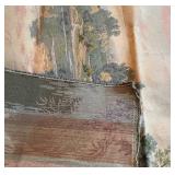 BR2 - Vintage Tapestry - Pastoral Rivers Scene with Fisherman in Boat