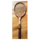 BR2 - Wilson Phoenix & Spalding Doris Hart Autograph Tennis Rackets with Wooden Press