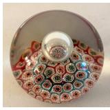 BR2 - Murano Millefiori Art Glass Paperweight