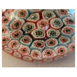 BR2 - Murano Millefiori Art Glass Paperweight