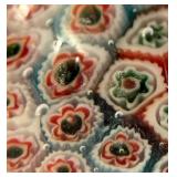 BR2 - Murano Millefiori Art Glass Paperweight