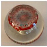 BR2 - Murano Millefiori Art Glass Paperweight