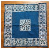 BR2 - Blue Floral Tapestry Wall Hanging
