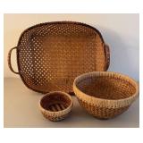 BR2 - Woven Baskets Set of 3