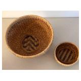 BR2 - Woven Baskets Set of 3