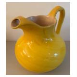 BR2 - Vintage Red Wing Pottery Pitcher with Yellow Glaze