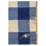 BR2 - Axeco Runner Rug - Blue & White Checker