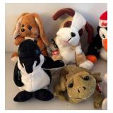 BR2 - Coca-Cola Plush Bean Bags - 1999 Collectible Assorted Animals