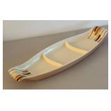 BR2 - Red Wing Pepe Divided Serving Dish - 14 in Long