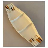 BR2 - Red Wing Pepe Divided Serving Dish - 14 in Long