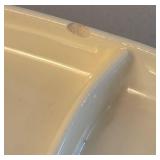 BR2 - Red Wing Pepe Divided Serving Dish - 14 in Long