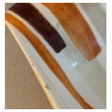 BR2 - Red Wing Pepe Divided Serving Dish - 14 in Long