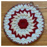 BR2 - Five Vintage Crocheted Doily Decor with Lovely Colorways