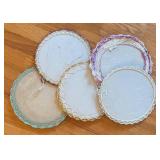 BR2 - Five Vintage Crocheted Doily Decor with Lovely Colorways
