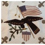 BR2 - Patriotic Quilt - Eagle, Flag & Anchor Motif