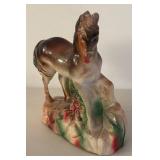 BR1 - Carnival Prize Horse Chalkware Sculpture