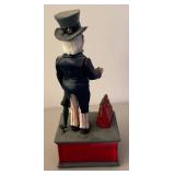 BR1 - Uncle Sam Cast Iron Mechanical Coin Bank Reproduction