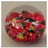 BR2 - Millefiori Glass Paperweight