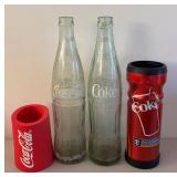 BR1 - Coca-Cola 2000 Holiday Helicopter Carrier with Metal Trays, Glassware and More