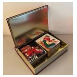 BR1 - Coca-Cola 2000 Holiday Helicopter Carrier with Metal Trays, Glassware and More