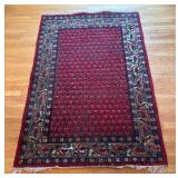 BR2 - Persian-Style Area Rug - Classy Red Field with Ornate Border