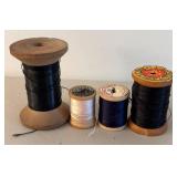 BR2 - Variety of Vintage Wooden Spools