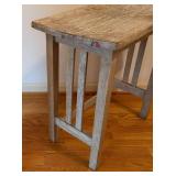 UL - Vintage Accent Table in Weathered Wood