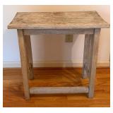 UL - Vintage Accent Table in Weathered Wood