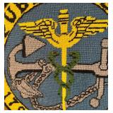 UL - Vintage U.S. Public Health Service Needlepoint Wall Decor