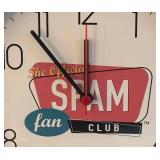 UL - SPAM Fan Club Clock with Black Frame and Quartz Movement
