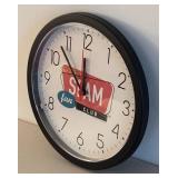 UL - SPAM Fan Club Clock with Black Frame and Quartz Movement