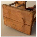 BR1 - Wooden Vintage Shoemaker Figurine - 7 Inches Tall - Light Vintage Wear