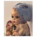 BR2 - Vintage Baby Doll with Floral Dress by Ideal