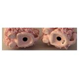 BR1 - Mid-Century Spaghetti Pink Poodle Dog Figurines