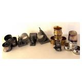 BR1 - Napkin Rings - Vintage Assorted, Engraved Floral, Animal Designs and More