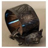 BR1 - Napkin Rings - Vintage Assorted, Engraved Floral, Animal Designs and More