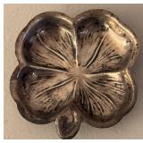 BR2 - Vintage Sterling Silver Four-Leaf Clover Dish