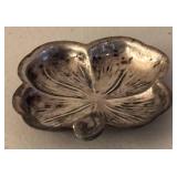 BR2 - Vintage Sterling Silver Four-Leaf Clover Dish