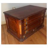 UL - Vintage Wooden Spool Cabinet