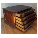 UL - Vintage Wooden Spool Cabinet