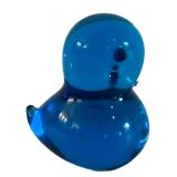 BR1 - FM Konstglas Duck Figurine - Swedish Art Glass