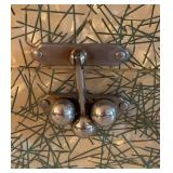 BR1 - Lucite Vintage Handbag - 7.5 x 4 x 5 in - Abstract Line Pattern, 1940s-1950s