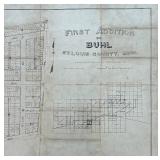 UL - Antique First Addition to Buhl Map