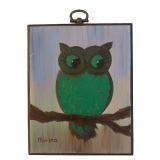 BR1 - Two Vintage Owl Plaques by Marna