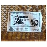 FB - Amana Woolen Mills Blanket - 100% Virgin Wool