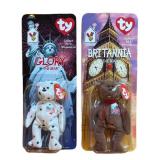 BR1 - TY Beanie Babies - Glory Bear, Britannia Bear, Maple Bear, Erin Bear, Righty Elephant and More