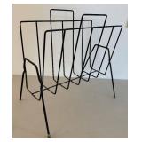 UL - Vintage Mid Century Metal Magazine Stand
