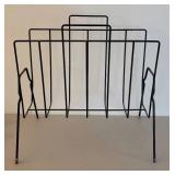 UL - Vintage Mid Century Metal Magazine Stand